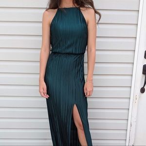 COPY - Petite; thigh split maxi dress